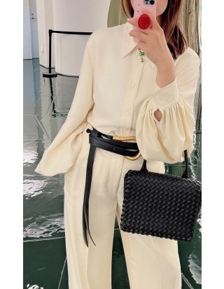 보테가베네타 여성 패티 탑 핸들 백