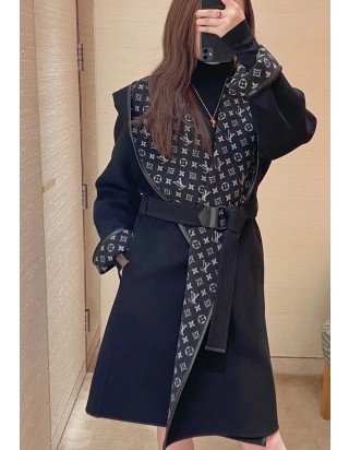 루이비통 후디드 랩 코트