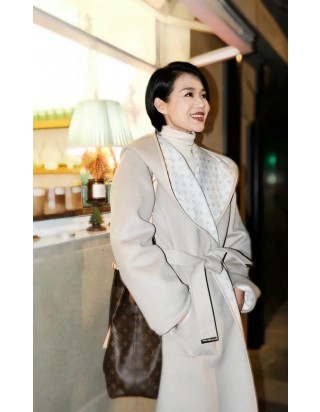 루이비통 후디드 랩 코트