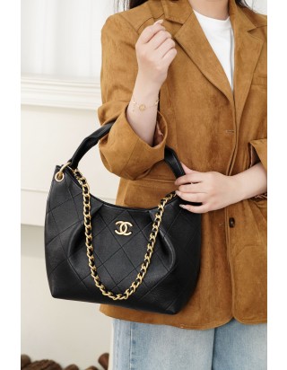 샤넬 맥시 스몰 호보 백