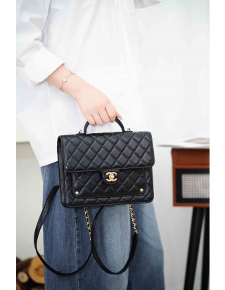 샤넬 25B 탑 핸들 백팩