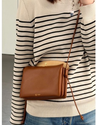 셀린느 트리오 플랩 숄더 백