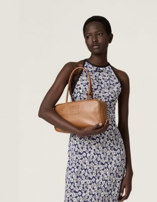 미우미우 보우 레더 백 미디움