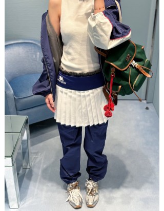 미우미우 캔버스 가죽 백팩 스몰