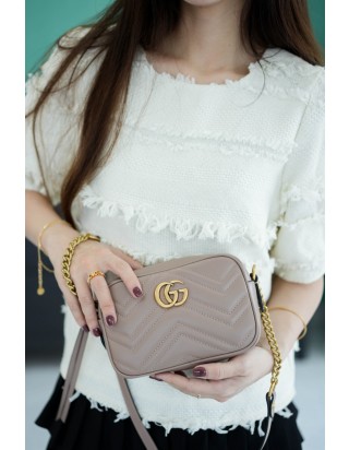 구찌 GG 마몽 마틀라세 숄더백