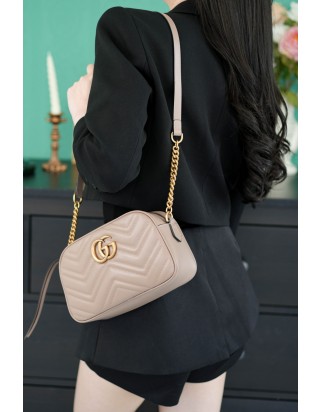 구찌 GG 마몽 마틀라세 숄더백 스몰