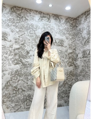 디올 시그니처 스몰 버킷백