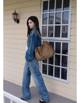 생로랑 제이미 4.3 스웨이드 백