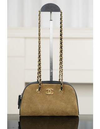 샤넬 26P 컬렉션 스웨이드 볼링백