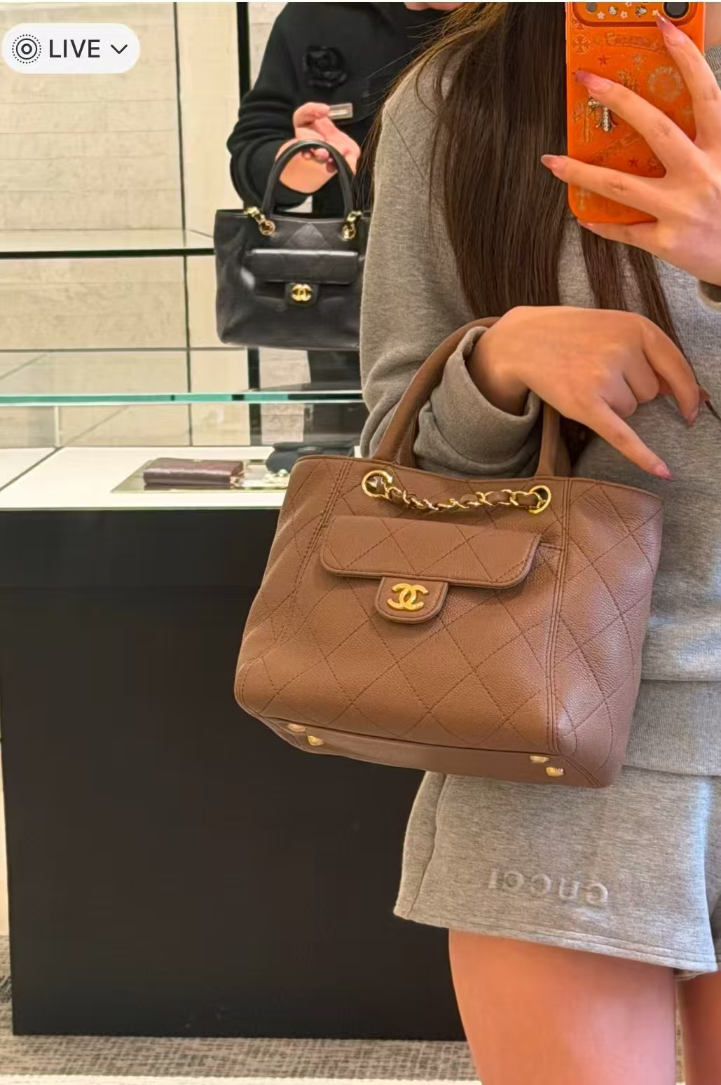 샤넬 쇼핑백