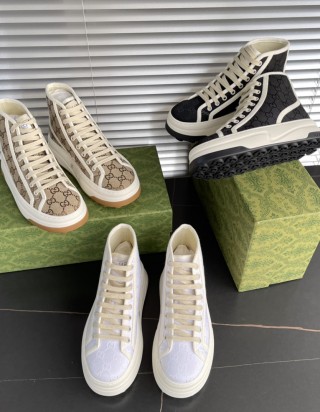 구찌 GG 하이탑 스니커즈