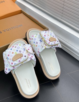 루이비통 폴 필로우 플랫 컴포트 뮬