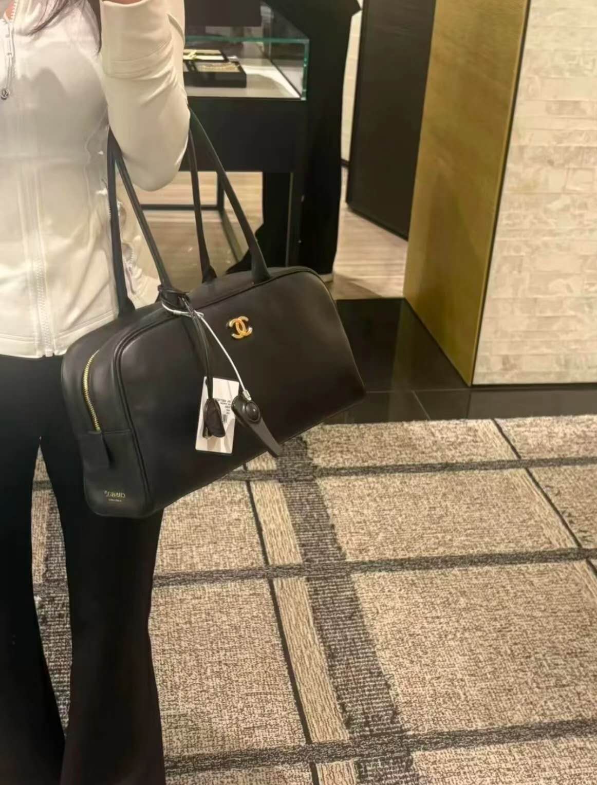 샤넬 라지 볼링 백