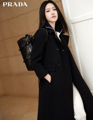 프라다 보니 미디움 글라쎄 가죽 토트백